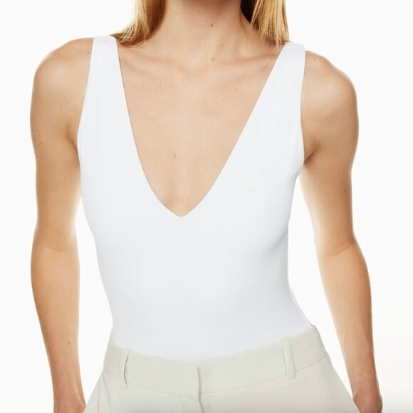 Aritzia Babaton Contour V-neck Bodysuit - Picture 1 of 4